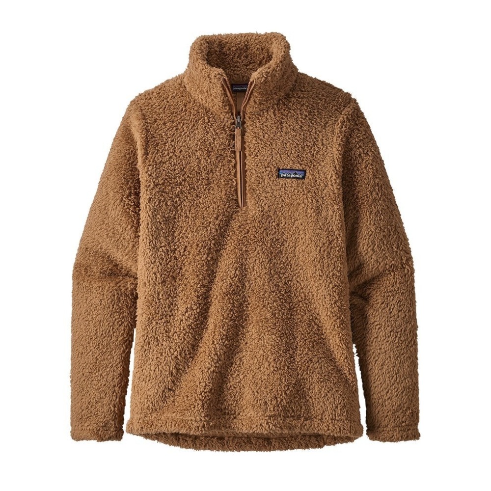 Patagonia Women's Los Gatos 1/4 Zip Fleece Pullover Beech Brown Size M Gorpcore